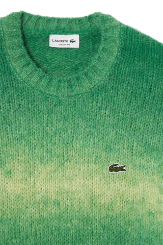Camisola dip and dye em alpaca - Verde-claro