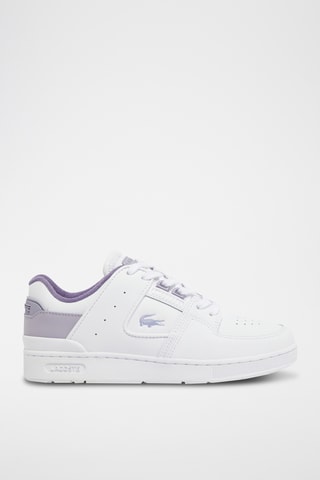 Sapatilhas em couro Court Cage - Branco