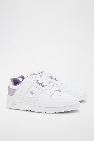 Sapatilhas em couro Court Cage - Branco