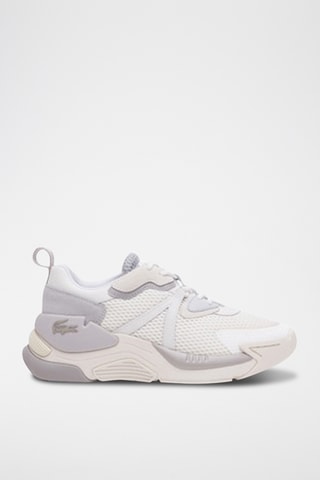 Sapatilhas de couro LW2 Xtra - Branco e cinzento-escuro