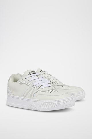 Sapatilhas de couro L001 - Branco