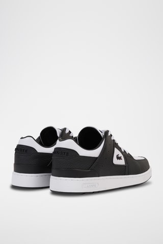 Sapatilhas em couro Court Cage - Preto e branco