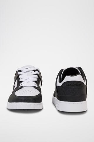 Sapatilhas em couro Court Cage - Preto e branco