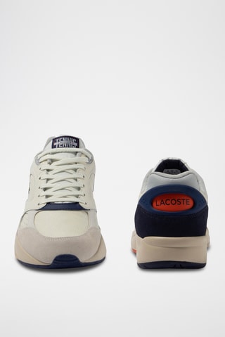 Sapatilhas em couro Storm 96 - Cru e azul-marinho