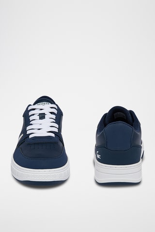 Sapatilhas de couro L001 - Azul-marinho