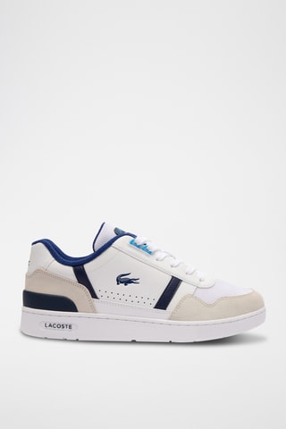 Sapatilhas de couro T-Clip - Azul-marinho e branco