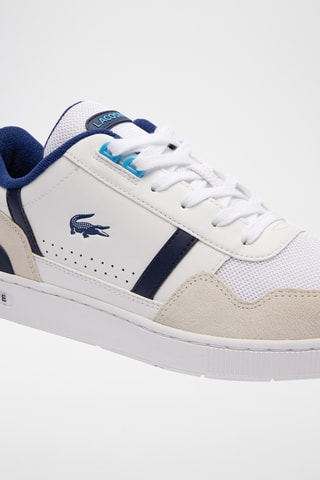 Sapatilhas de couro T-Clip - Azul-marinho e branco