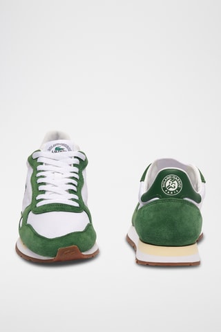 Sapatilhas em nobuck Roland Garros Edition Partner 70s - Verde-claro