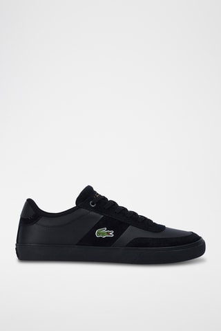 Sapatilhas em couro - Preto