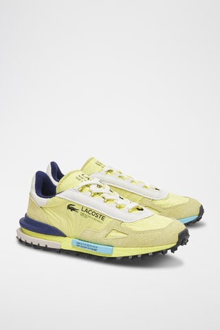 Sapatilhas em couro Elite Active - Verde-claro