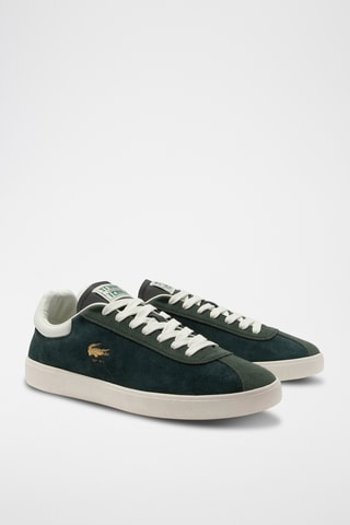 Sapatilhas em couro Baseshot - Verde-escuro
