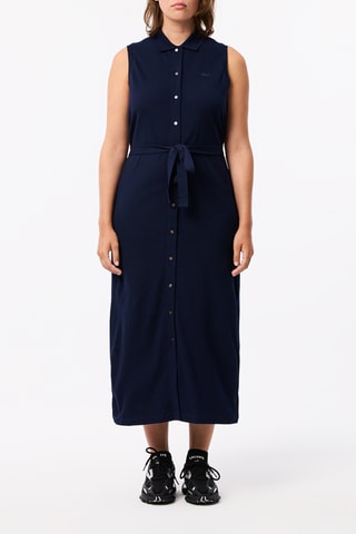 Vestido direito - Azul-marinho