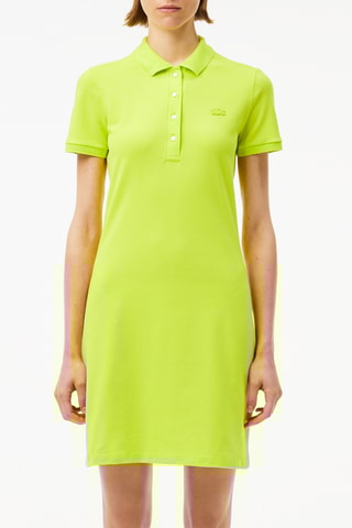 Vestido direito - Verde-lima