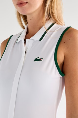 Vestido - Branco e verde