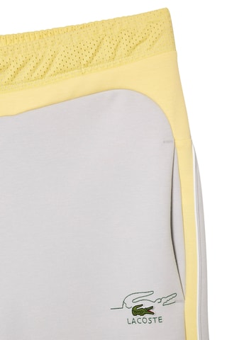 Calças de treino em algodão biológico - Cinzento-claro e amarelo