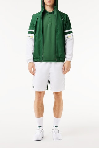 Casaco com capuz - Verde-escuro