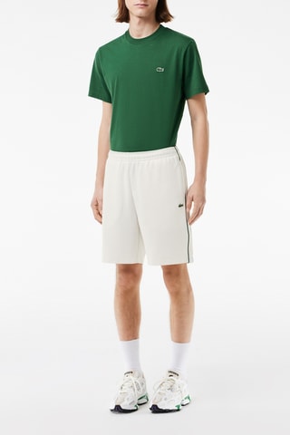 Bermudas regular em algodão biológico - Branco