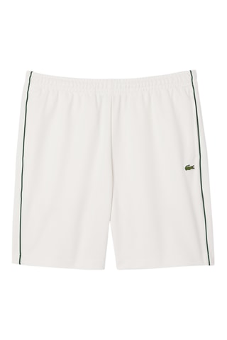 Bermudas regular em algodão biológico - Branco