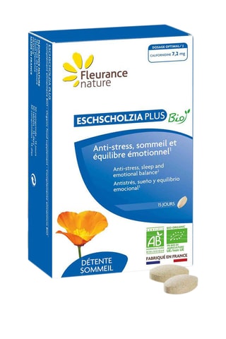 2 x Eschscholzia Plus bio - 30 comprimés