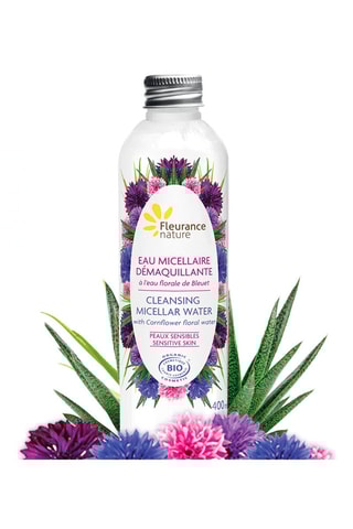 3 x Eau micellaire démaquillant au bleuet bio - Tout type de peau - 400 ml