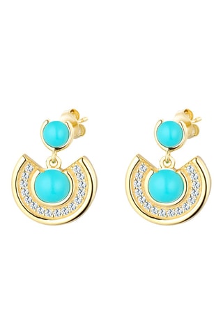 Boucles d'oreilles - pArgent plaqué or jaune