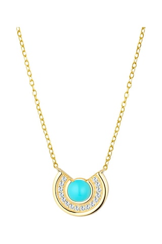 Collier - Argent plaqué or jaune