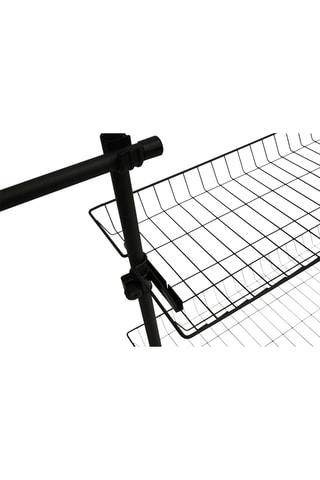 Roupeiro telescópico - Preto