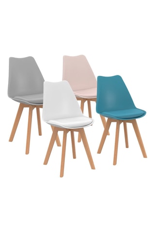 4 chaises Nordia - 46 x 79,5 x 51 cm