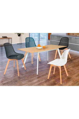 4 chaises Maëlle - 54 x 86 x 56 cm