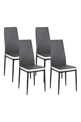 4 chaises Jodie - 39 x 41,5 x 96 cm