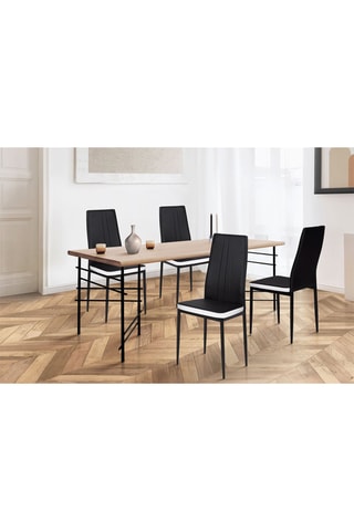 4 chaises Jodie - 39 x 41,5 x 96 cm