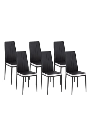 6 cadeiras Jodie - 39 x 41,5 x 96 cm
