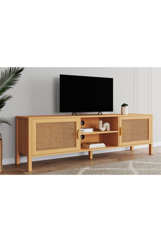Meuble TV 2 portes Eve - 160 x 50 x 40 cm