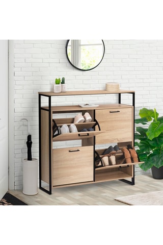Sapateira 4 batentes Alan - 100 x 97 x 23 cm