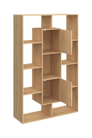 Bibliothèque 2 portes Faustine - 90 x 30 x 143 cm