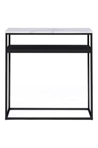 Console double plateau Glam - 80 x 30 x 80 cm