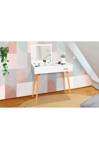 Toucador 2 gavetas Serena - Branco