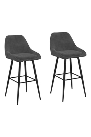 2 bancos de bar Olivia - 44 x 92 x 46 cm