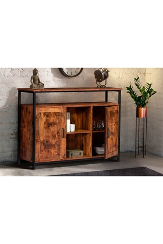 Aparador 2 portas Elize - 100 x 81 x 30 cm