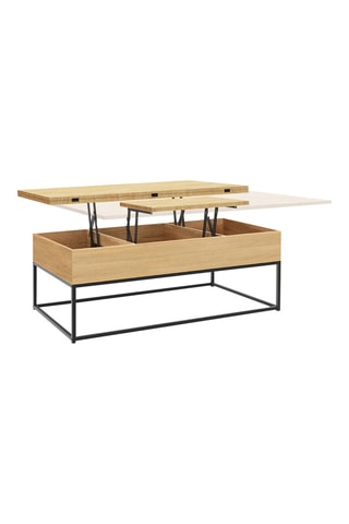 Table basse relevable - 100 x 40,5 x 55 cm
