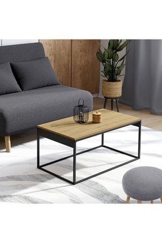 Table basse Memphis - 90 x 48 x 40,5/53,5 cm