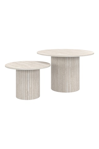 2 tables basses gigognes  Alvar - 70 x 45 x 70 cm / 50 x 35 x 50 cm