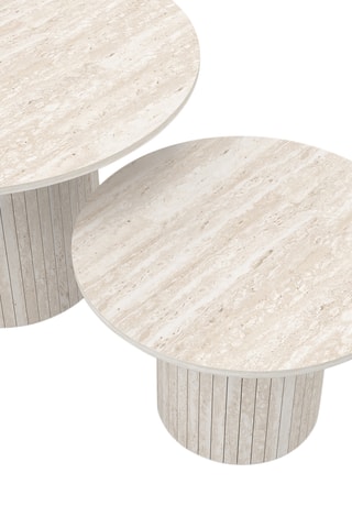 2 tables basses gigognes  Alvar - 70 x 45 x 70 cm / 50 x 35 x 50 cm