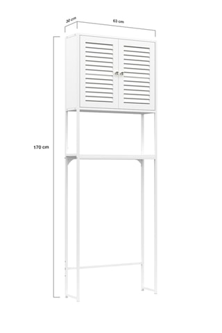 Móvel WC 2 portas Emma - 63 x 170 x 30 cm