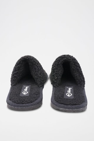 Nubuck Pantoffels Matrix 
Zwart