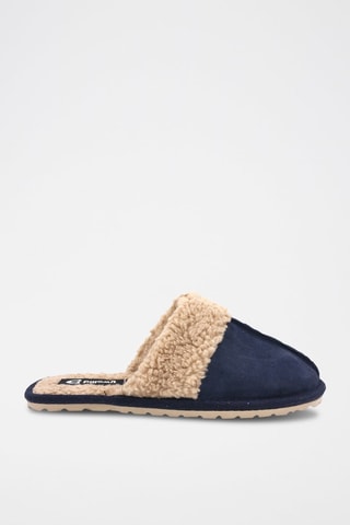 Nubuck Pantoffels Matrix 
Marineblauw