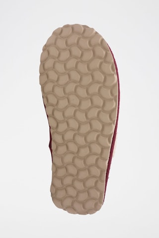 Nubuck Pantoffels Matrix 
Bordeauxrood