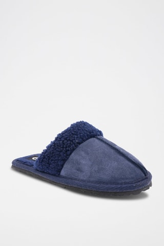 Nubuck Pantoffels Matrix 
Marineblauw