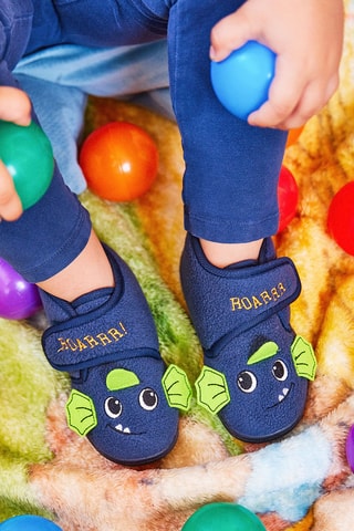 Pantoffels Luna Marineblauw