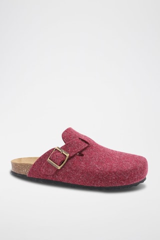 Nubuck Clogs Rosso 
Bordeauxrood